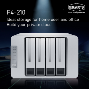 TerraMaster Launches F4-210 NAS for Personal Cloud Storage