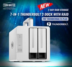 TerraMaster Launches TD2 Thunderbolt 3 Plus 7-in-1 Thunderbolt 3