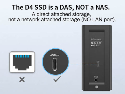 D4 SSD 4-Bay All-Flash DAS