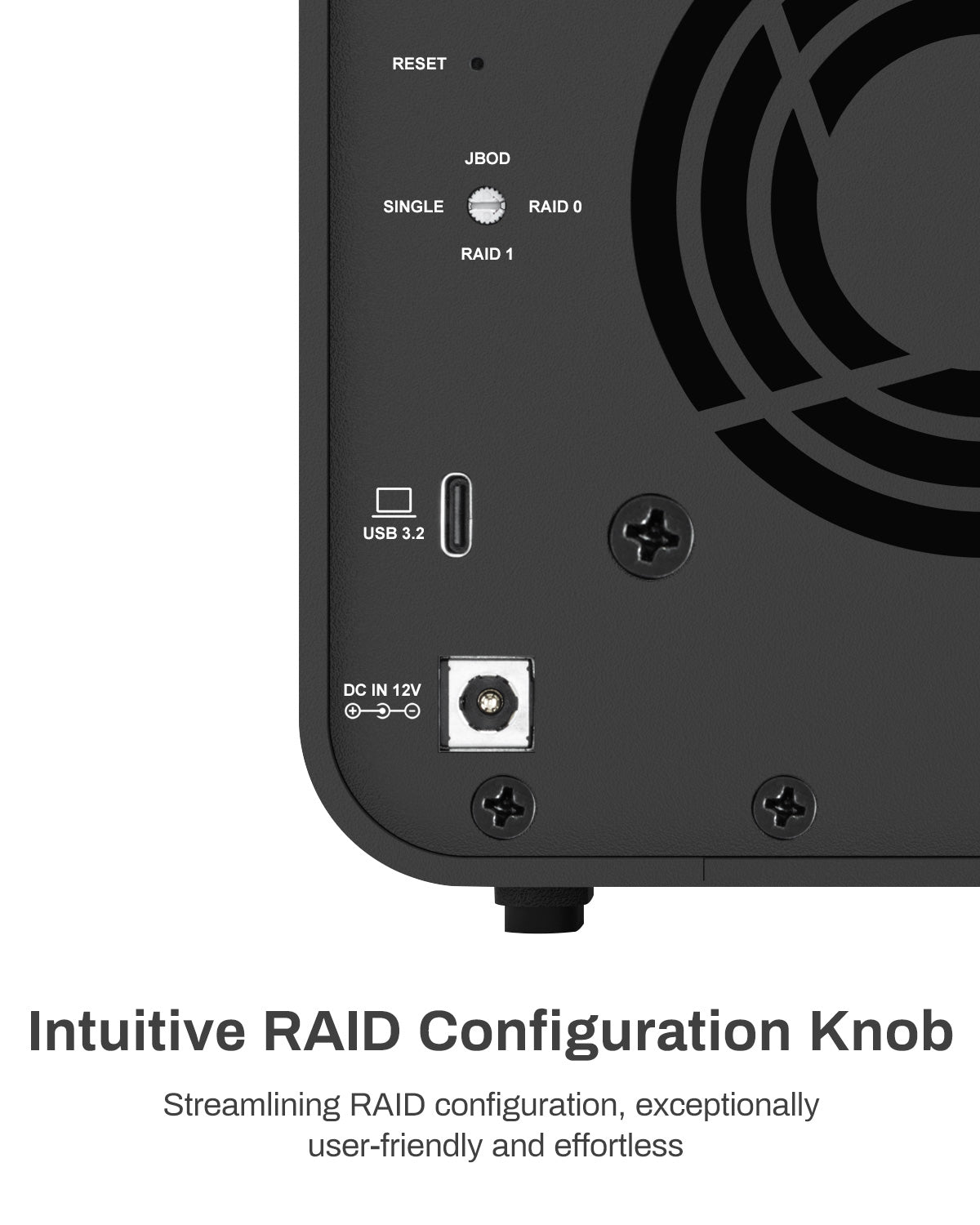D2-320 2Bay 10Gbps RAID-Speicher