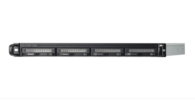 NAS TerraMaster U4-423 à 4 baies, montage en rack, faible profondeur, 2 GbE