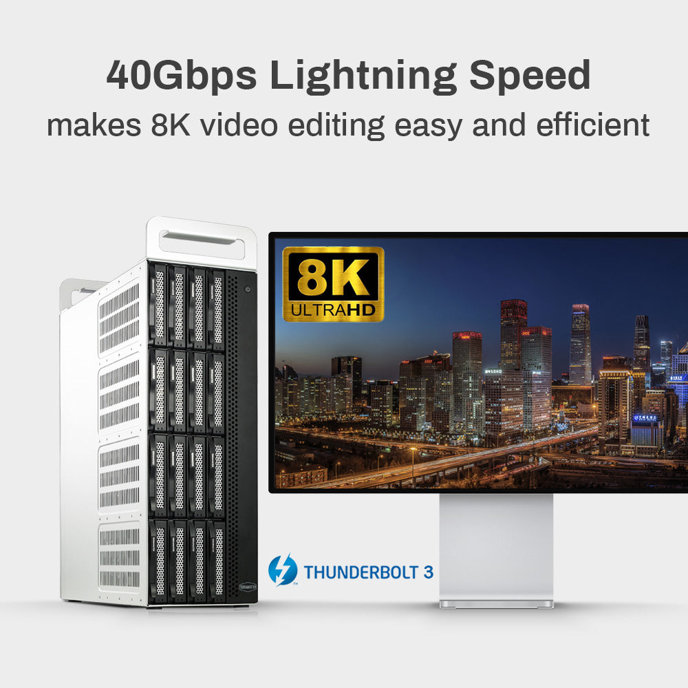 TERRAMASTER D16 Thunderbolt 3 — самый компактный профессиональный внешний RAID-накопитель для жестких дисков