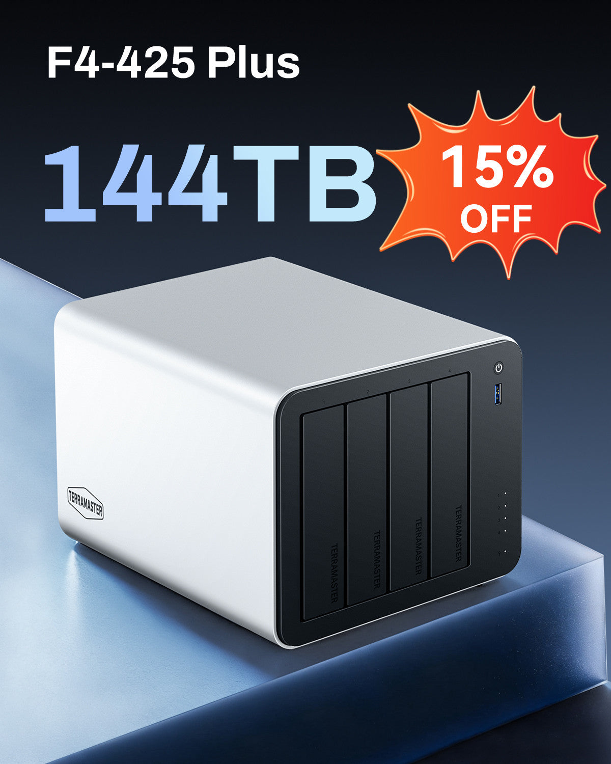 Terramaster F8 SSD Plus 8Bay 10GbE Port NAS – TerraMaster