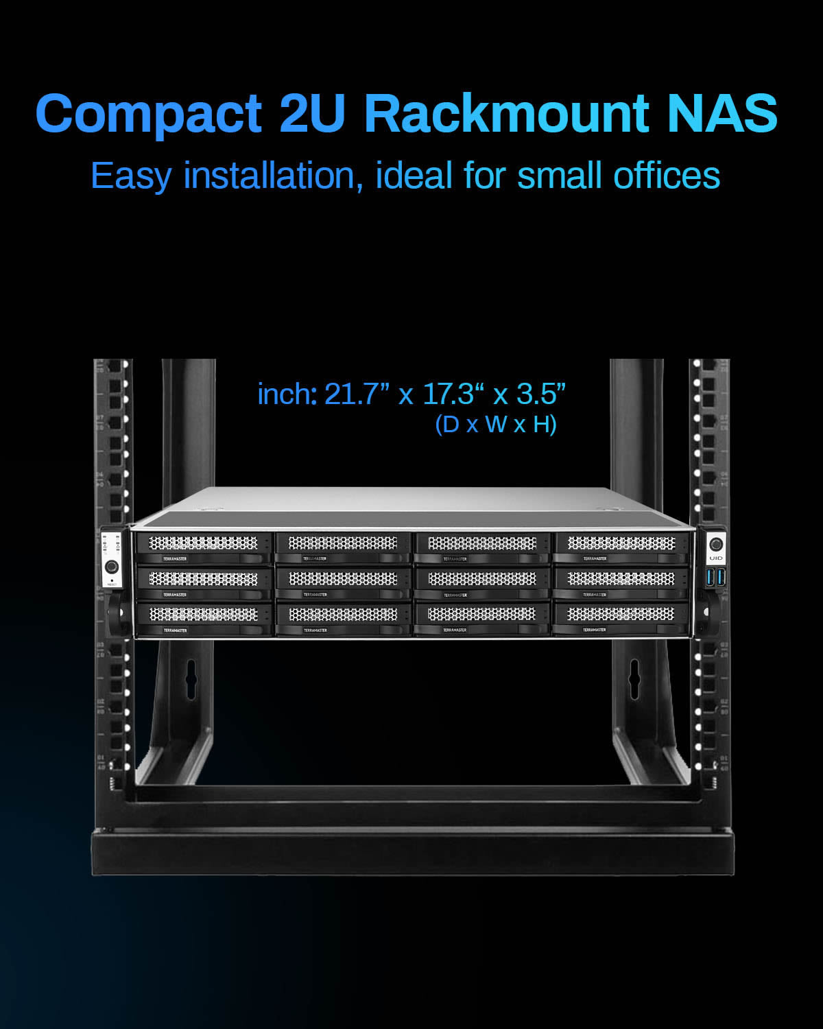 U12-500 Plus 12-Bay NAS