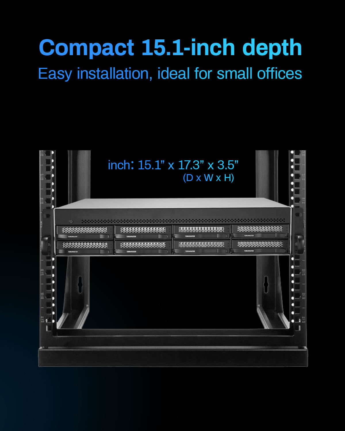 U8-500 Plus 8-Bay NAS