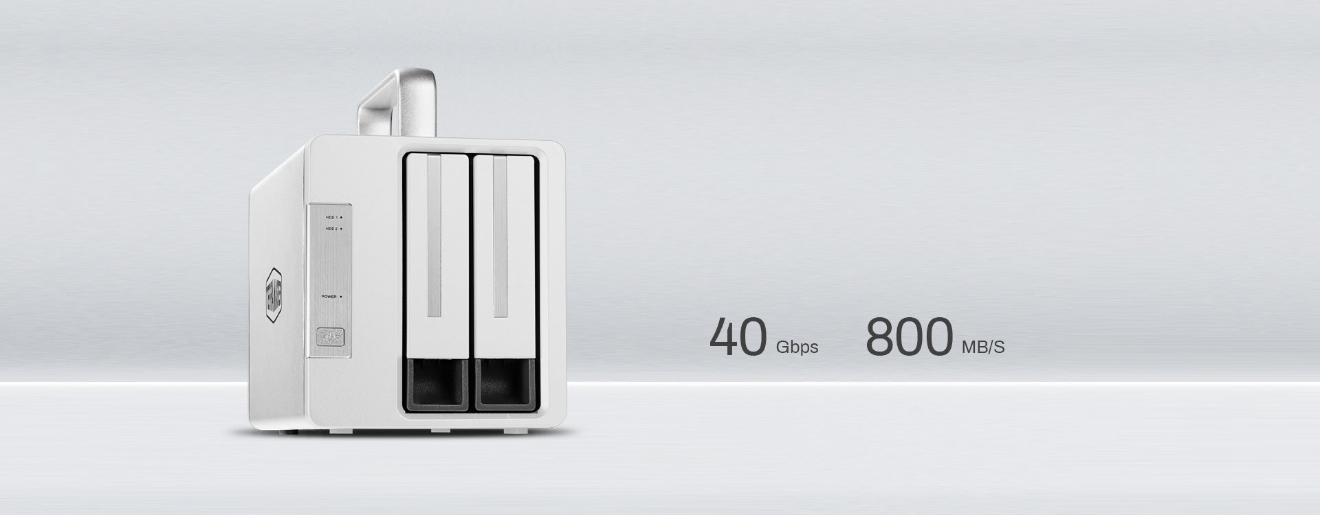 TERRAMASTER TD2 Thunderbolt 3 2-Bay External Hard Drive Enclosure