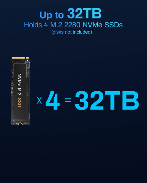 Archiviazione NAS All-Flash a 4 alloggiamenti F4 SSD