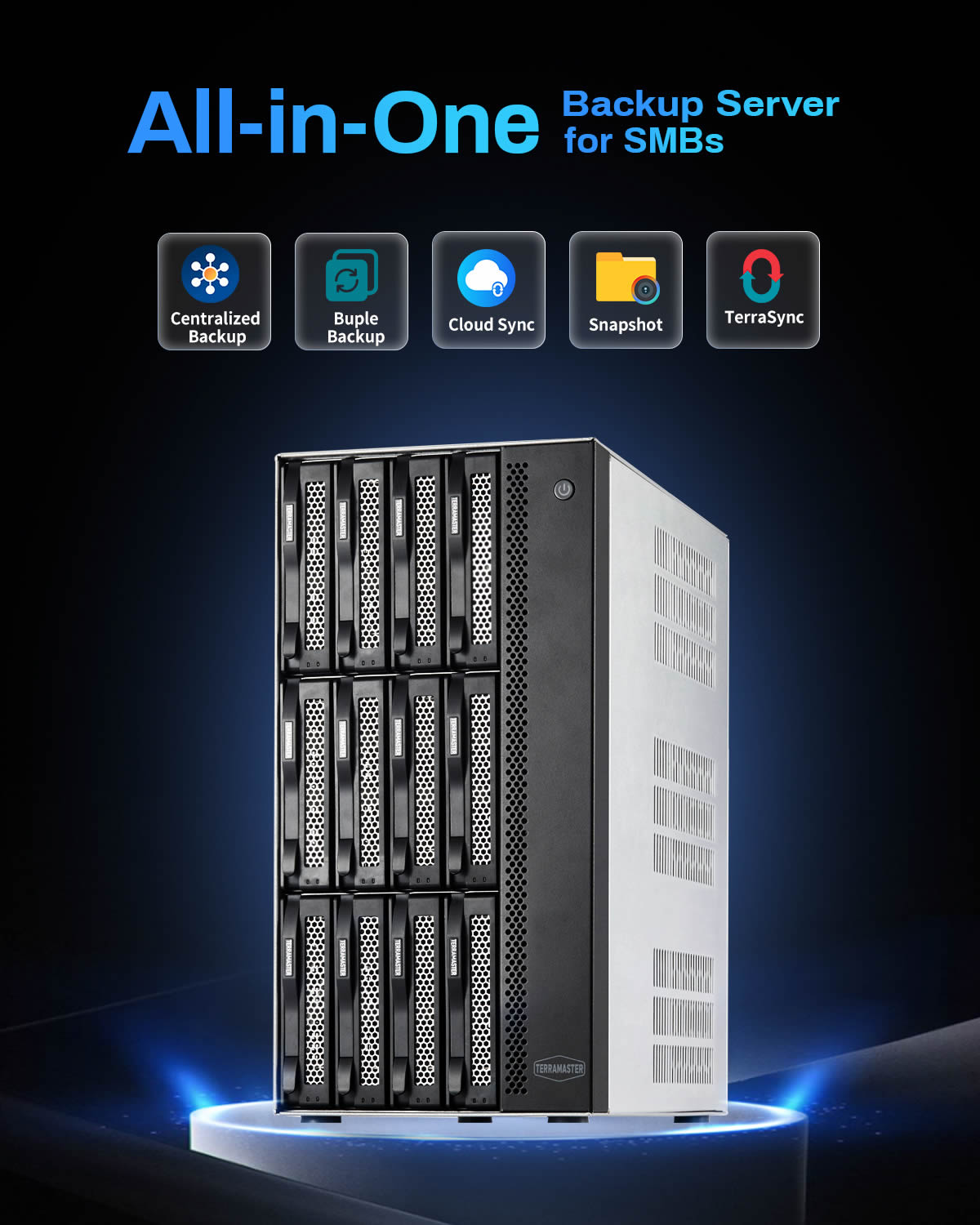 T12-500 Pro 12-Bay NAS