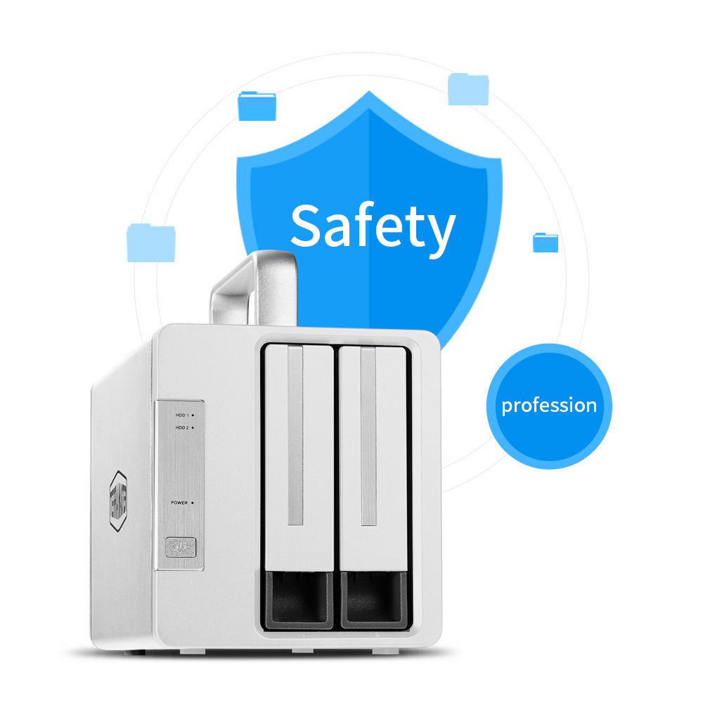 TERRAMASTER TD2 Thunderbolt 3 2-Bay External Hard Drive Enclosure