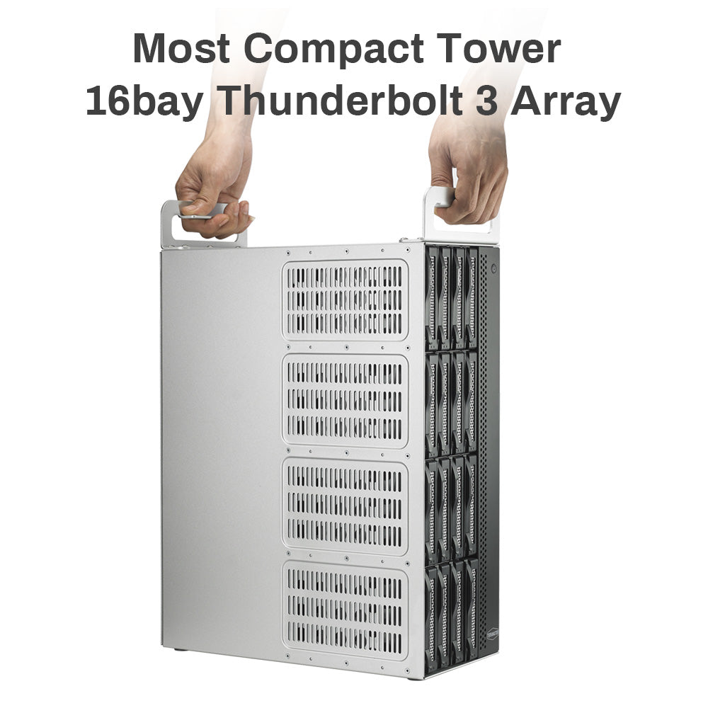 TERRAMASTER D16 Thunderbolt 3 16-Bay Hardware RAID Storage
